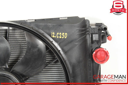 12-15 Mercedes W204 C250 Engine Motor Cooling Radiator A/C AC Condenser Assembly