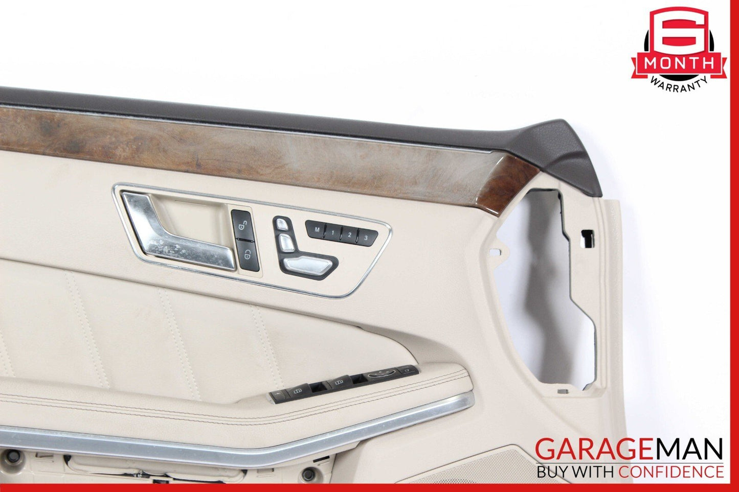 14-16 Mercedes W212 E350 E550 Front Left Side Interior Door Panel Trim Assembly