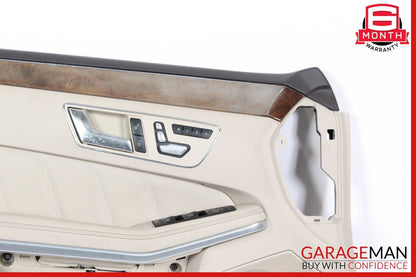 14-16 Mercedes W212 E350 E550 Front Left Side Interior Door Panel Trim Assembly