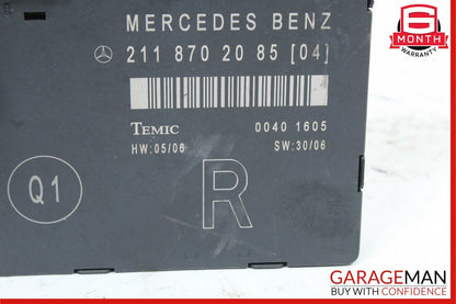 03-09 Mercedes W211 E350 E500 E550 Front Right Passenger Door Control Module OEM