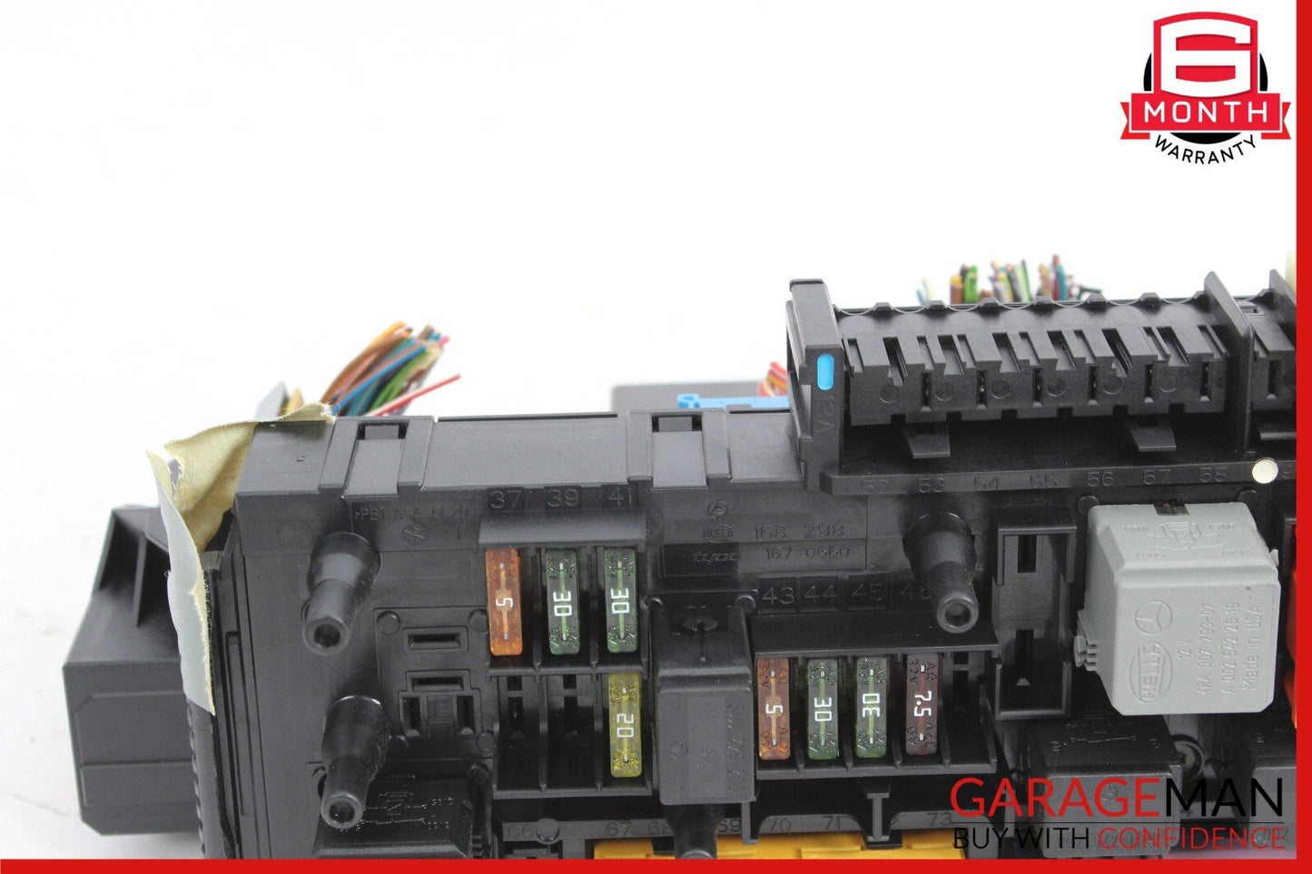 10-11 Mercedes W212 E550 E350 Rear SAM Module Fuse Box Relay 2129004001 OEM