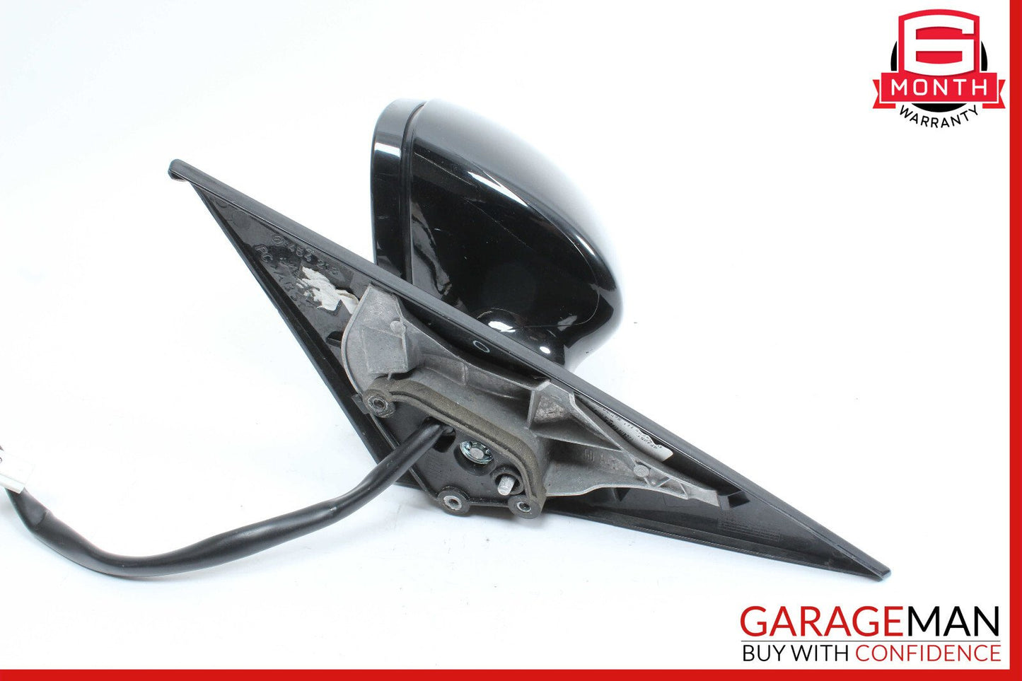 06-08 Mercedes W219 CLS500 CLS550 Front Left Side Mirror Door Rear View Black