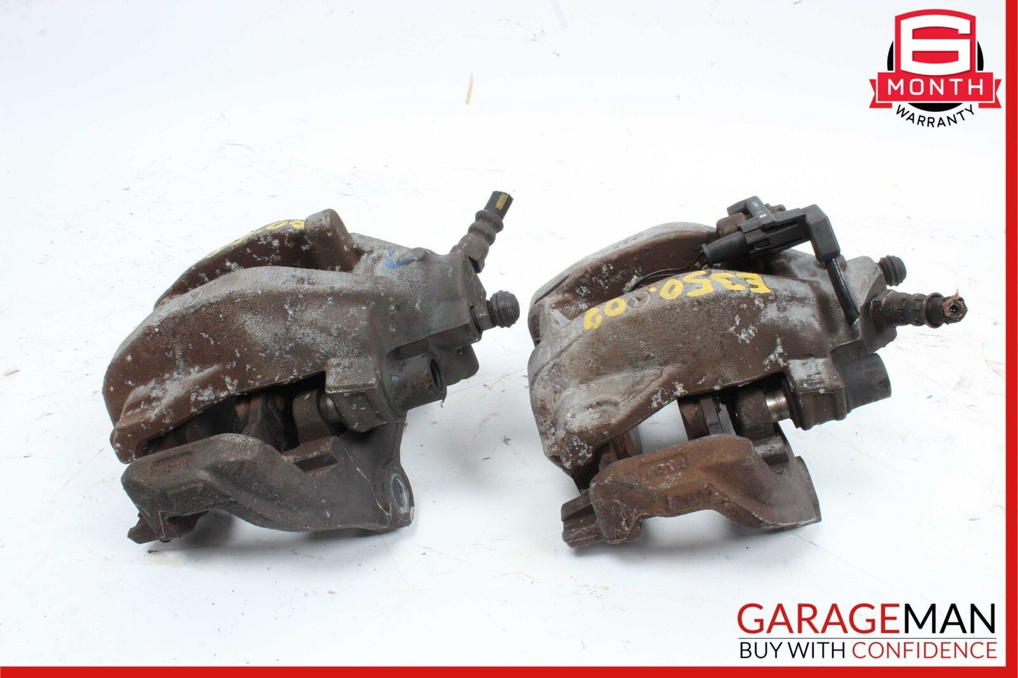 07-11 Mercedes W211 E350 E550 Rear Left & Right Brake Caliper Calipers Set OEM