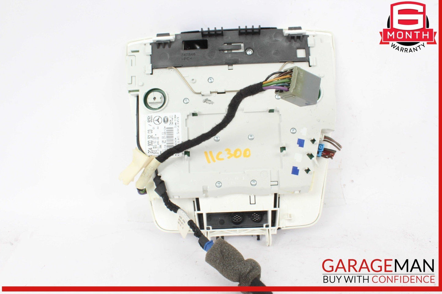 08-14 Mercedes W204 C300 C250 C63 AMG Overhead Dome Light Lamp 2049005203 OEM