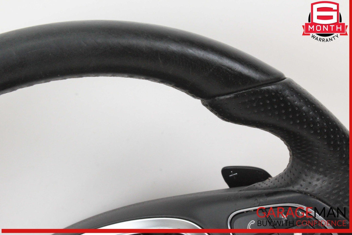 14-19 Mercedes W117 CLA250 Steering Wheel w/ Paddle Shifters Black OEM