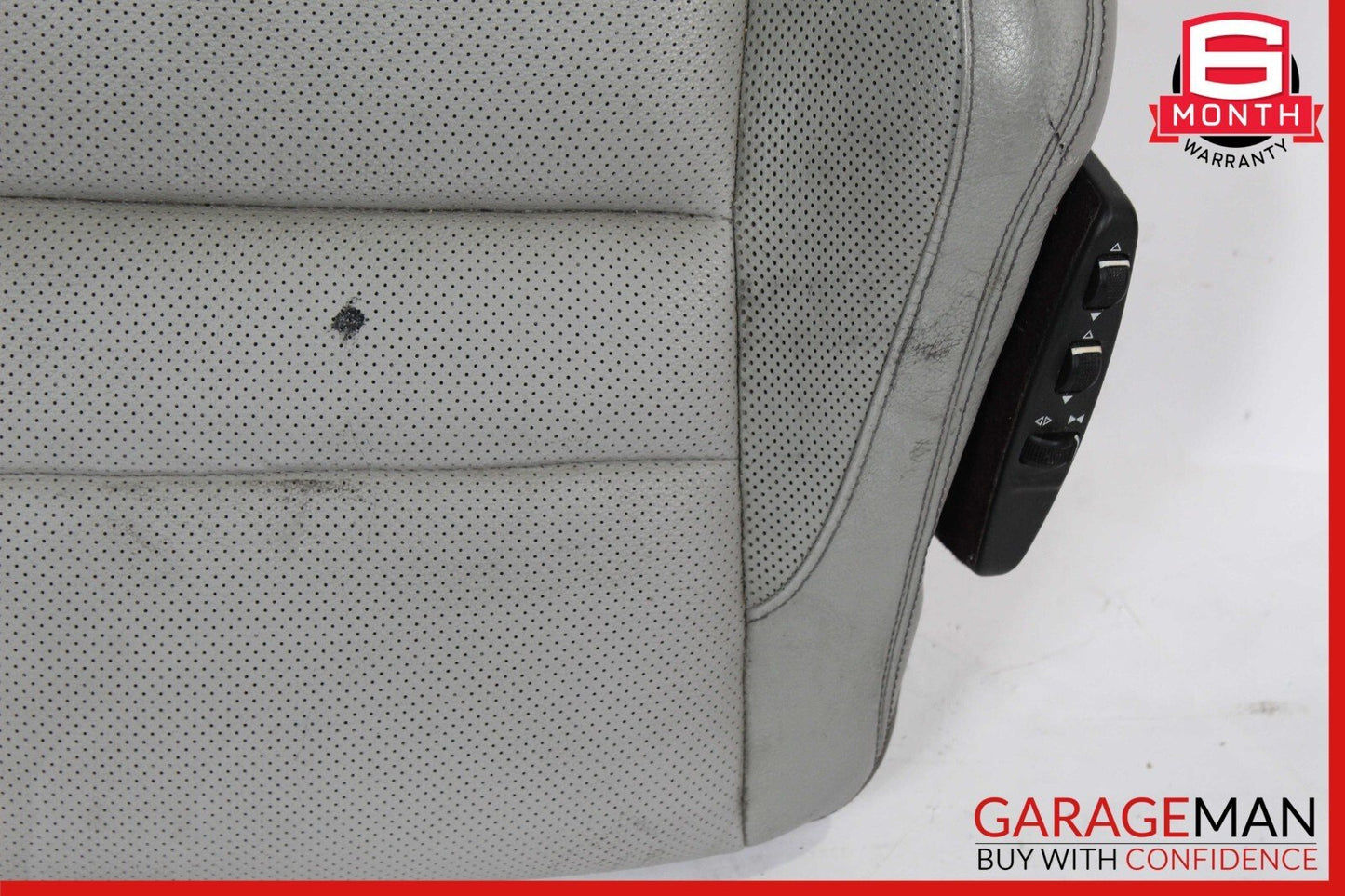 10-17 Mercedes W207 E350 C250 Front Right Lower Bottom Seat Cushion Cover Grey