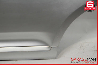 03-06 Porsche Cayenne 955 Rear Left Driver Side Exterior Door Shell Panel Silver