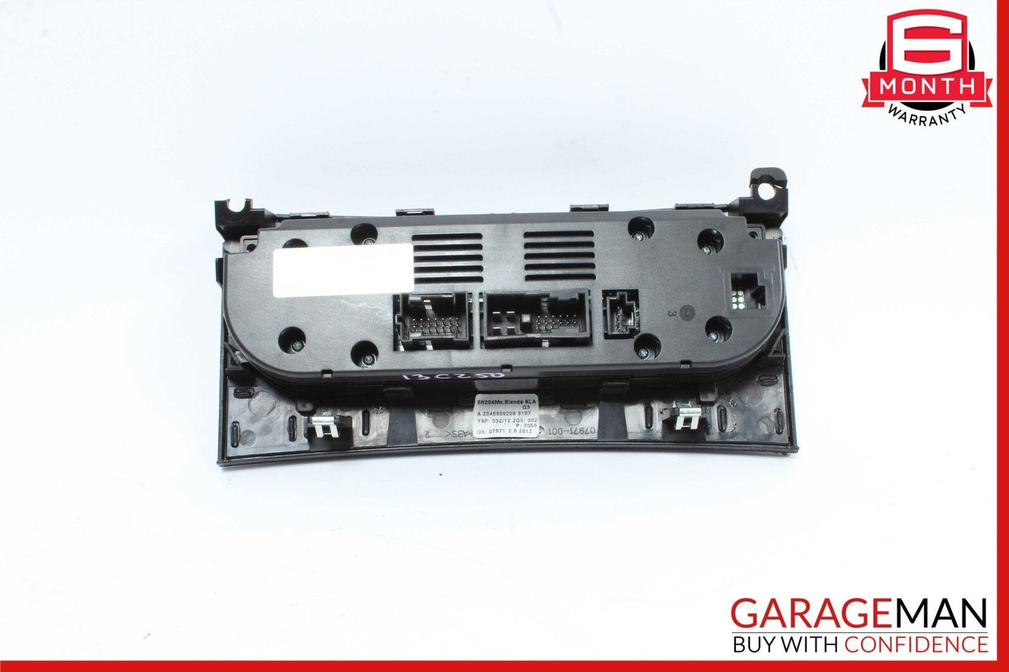 12-14 Mercedes W204 C250 AC A/C Climate Temperature Heater Switch Control Panel