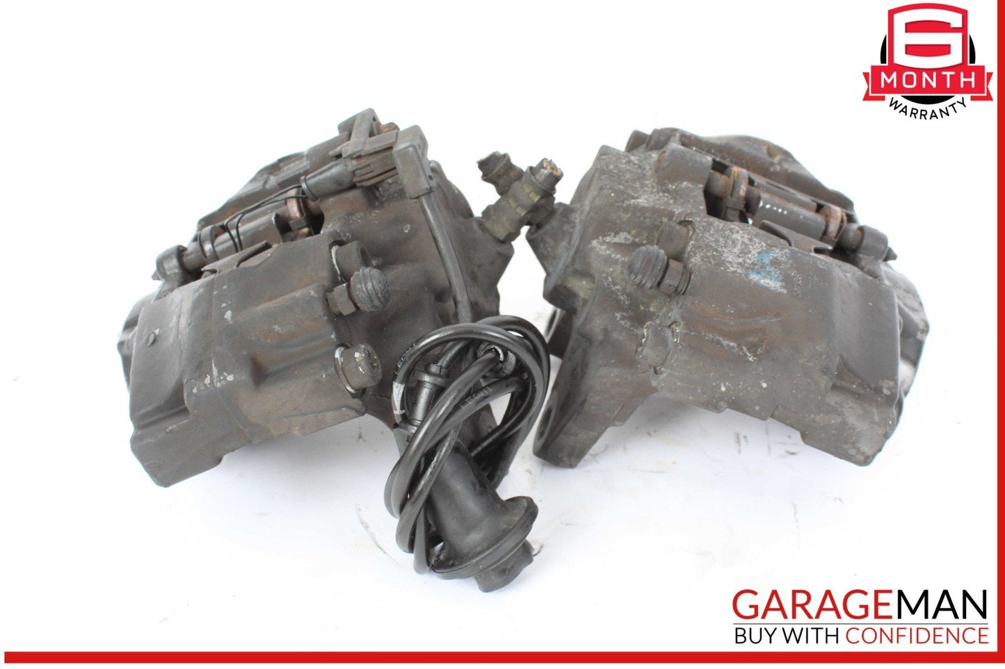 00-06 Mercedes W215 CL55 AMG Rear Left & Right Side Brake Calipers Set of 2 Pc