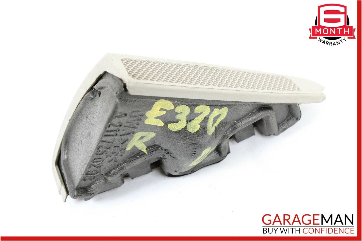 03-09 Mercedes W211 E320 Front Right & Left Side Tweeter Speaker Cover Set Gray