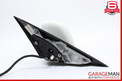10-13 Mercedes W212 E350 E550 Left Driver Side Rear View Door Mirror White OEM