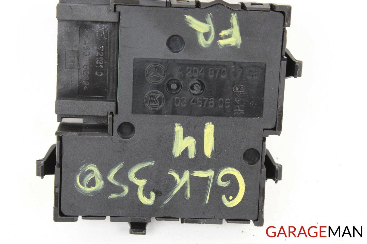 09-15 Mercedes X204 GLK350 Front Right Passenger Side Seat Control Switch OEM