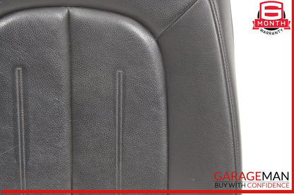 12-18 Audi A7 Front Left Driver Side Top Upper Seat Cushion Cover Black OEM