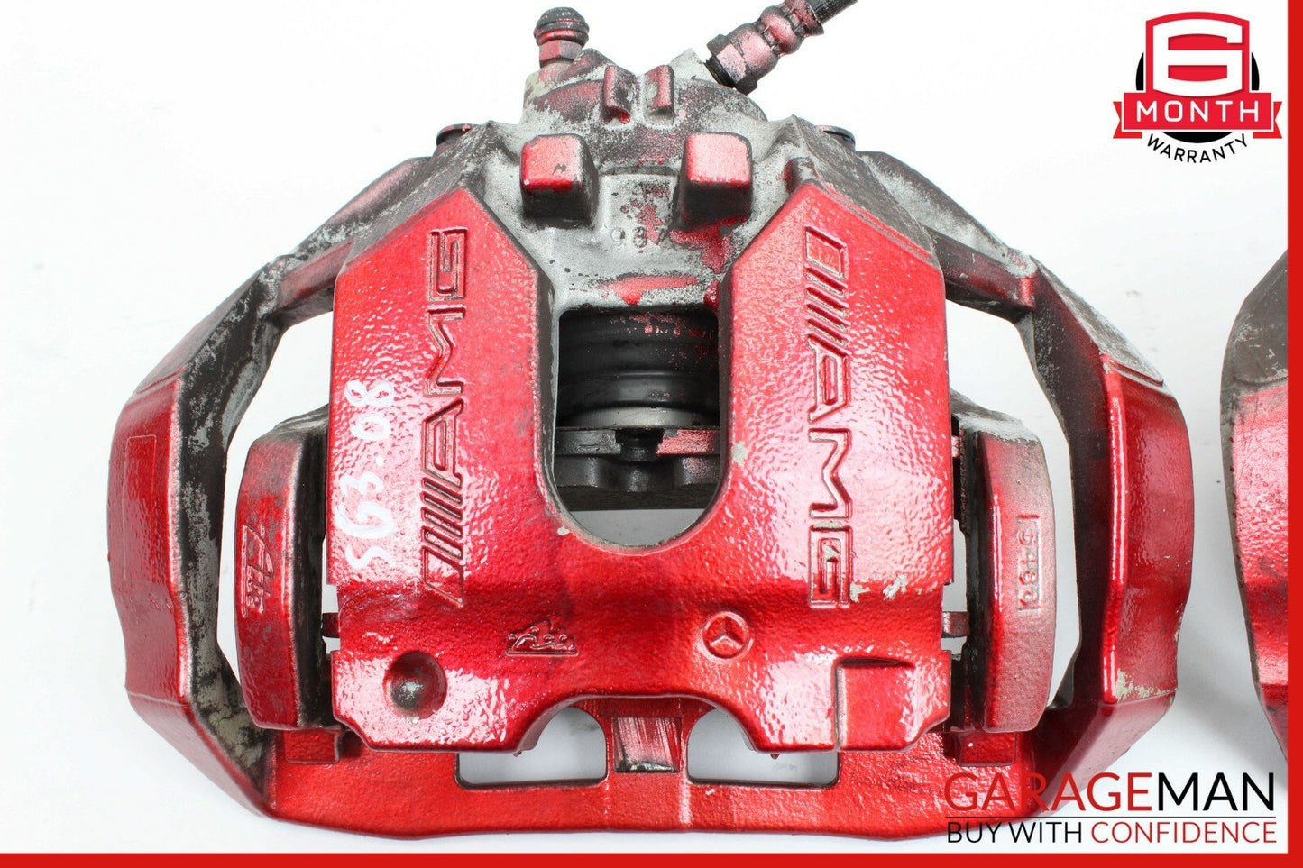 07-14 Mercedes W221 S63 CL63 CL65 AMG Rear Left And Right Brake Caliper Set OEM