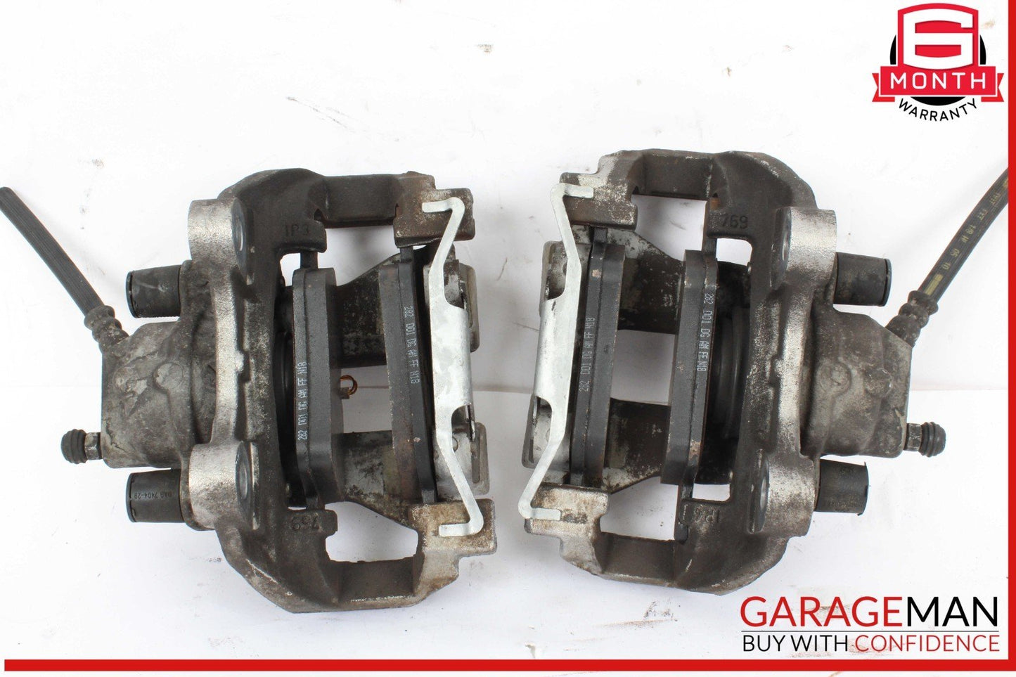 07-14 Mercedes W221 S550 S400 Rear Left & Right Side Brake Calipers Set OEM