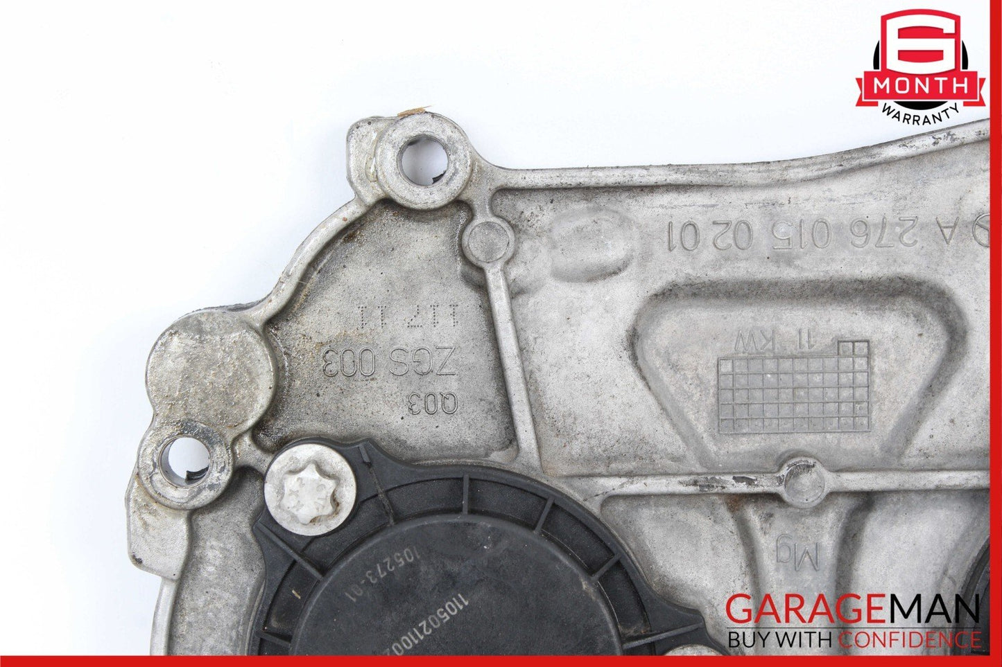 12-18 Mercedes R172 SLK350 Front Left or Right Engine Timing Chain Cover Plate
