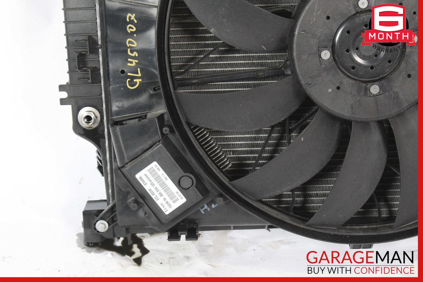 06-13 Mercedes X164 GL450 Engine Radiator AC A/C Condenser Fan Assy