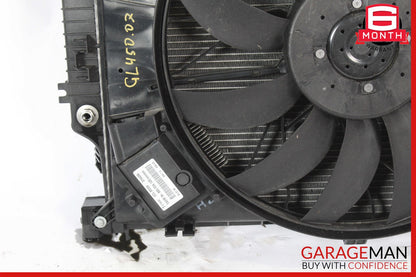 06-13 Mercedes X164 GL450 Engine Radiator AC A/C Condenser Fan Assy