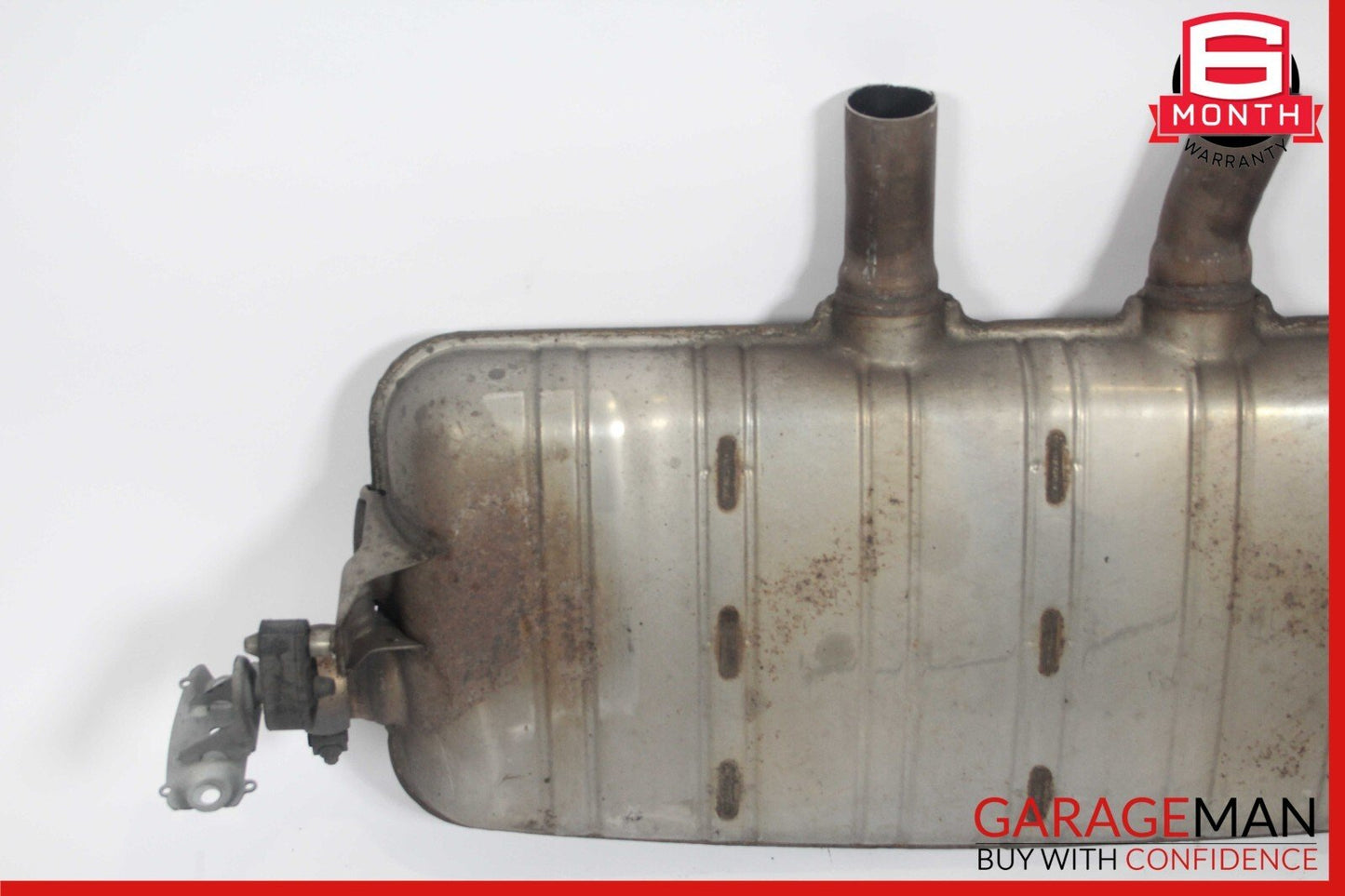 11-14 Porsche Cayenne 958 4.8L V8 Rear Complete Exhaust Muffler Tips Pipe Assy