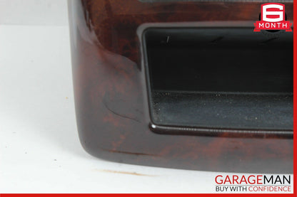 07-13 Mercedes W221 S400 Rear Center Console A/C AC Air Vent Trim Panel Wood OEM