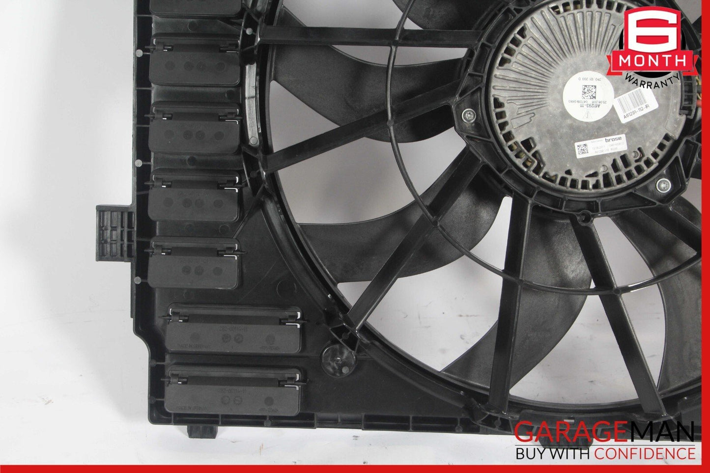 11-18 Porsche Cayenne 958 / Touareg Hybrid Engine Cooling Fan Motor Assembly OEM