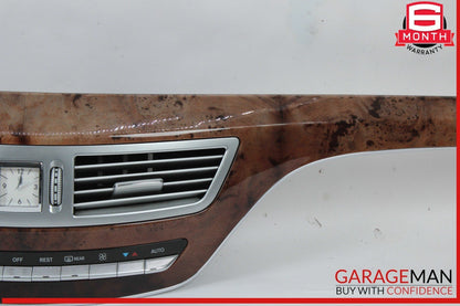 07-14 Mercedes W221 S550 Center Dash Heater Switch Control Panel Assembly OEM