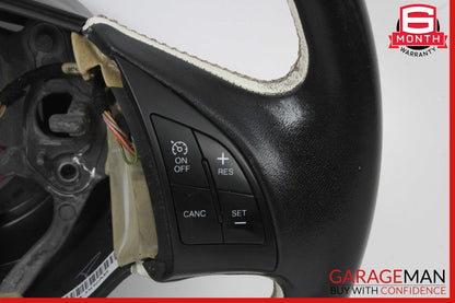 12-19 Fiat 500E Front Left Driver Side Steering Wheel Black P5RR80JXWAB OEM
