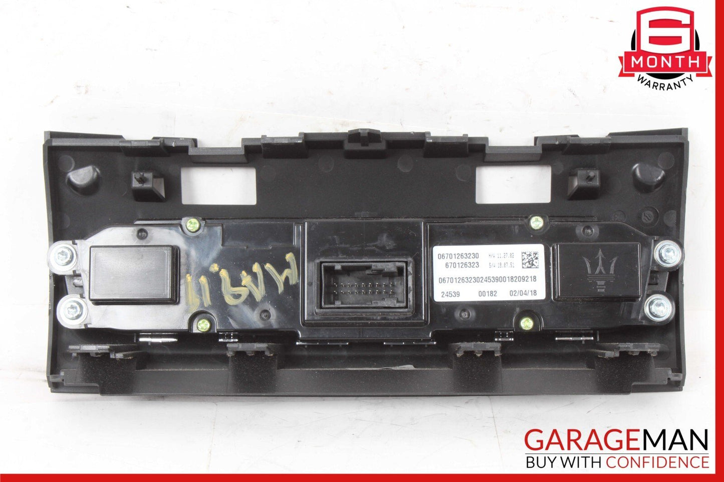 2017-2024 MASERATI GHIBLI DASH A/C CLIMATE HEATER CONTROL SWITCH OEM 06701263230