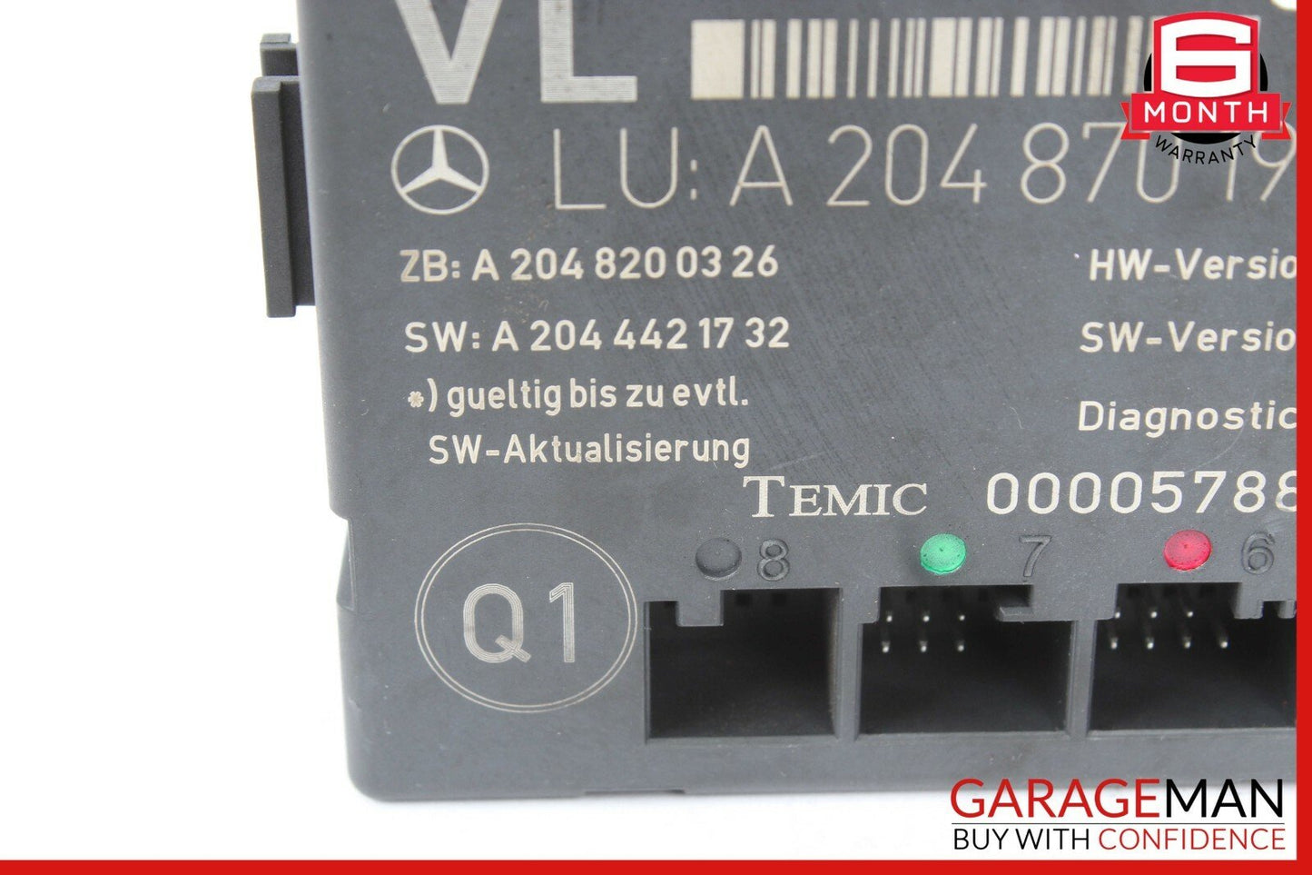 08-14 Mercedes W204 C250 C350 Front Left Side Door Control Module OEM