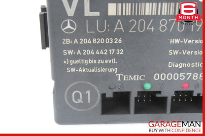 08-14 Mercedes W204 C250 C350 Front Left Side Door Control Module OEM