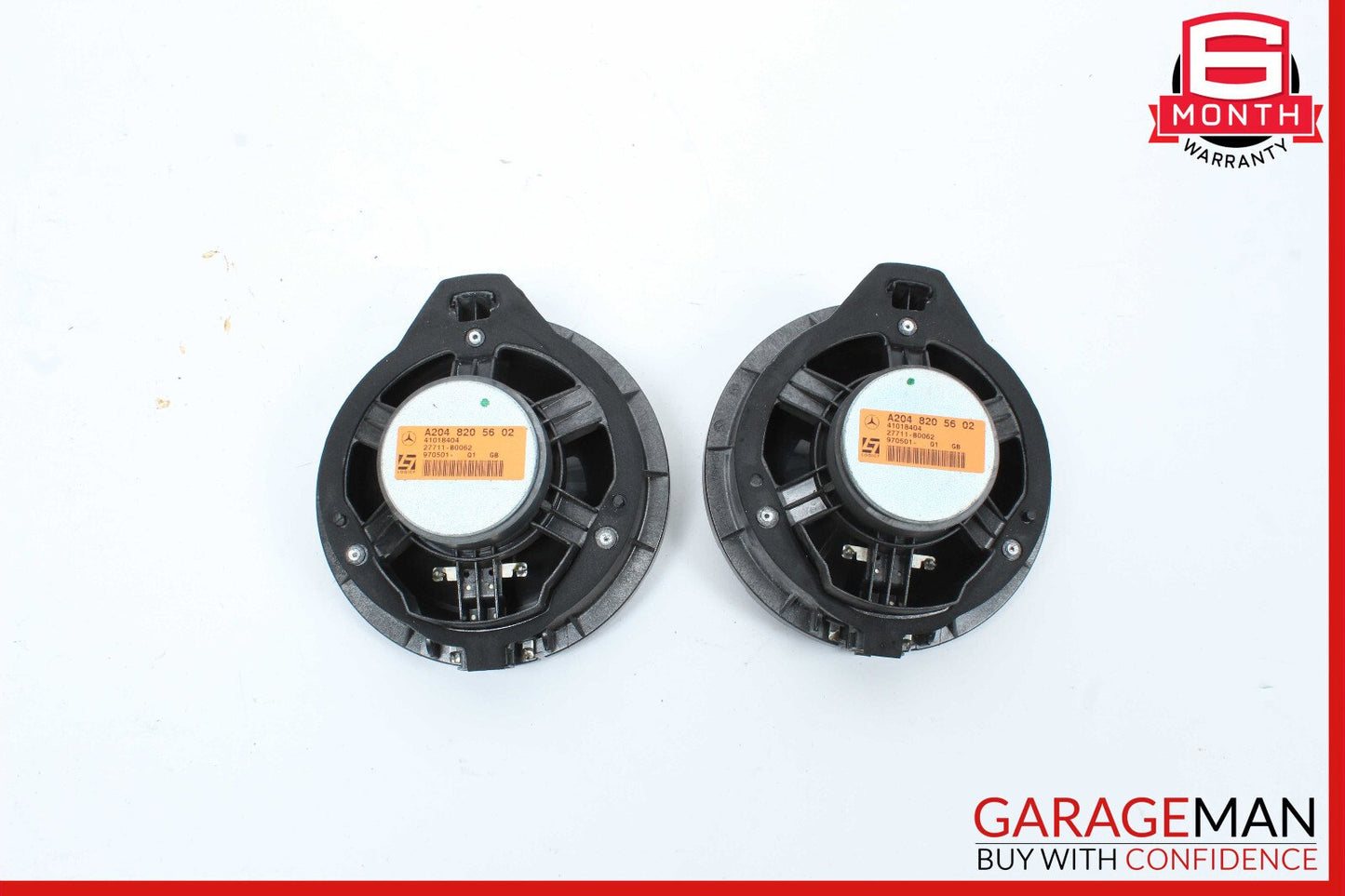 08-18 Mercedes W204 C250 C300 CLS550 Rear Door Audio Speaker Set of 2 Pc OEM