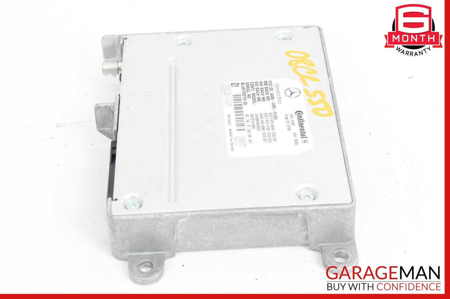 07-09 Mercedes W216 CL550 CL600 S63 AMG Bluetooth Communication Module OEM