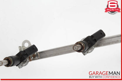 05-12 Mercedes W204 C300 E350 SLK300 Fuel Injector Rail w/ Fuel Injectors OEM