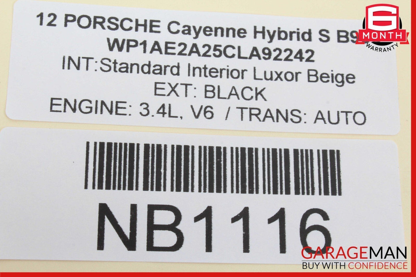 11-17 Porsche Cayenne S 958 Rear Right or Left Side Door Control Module OEM