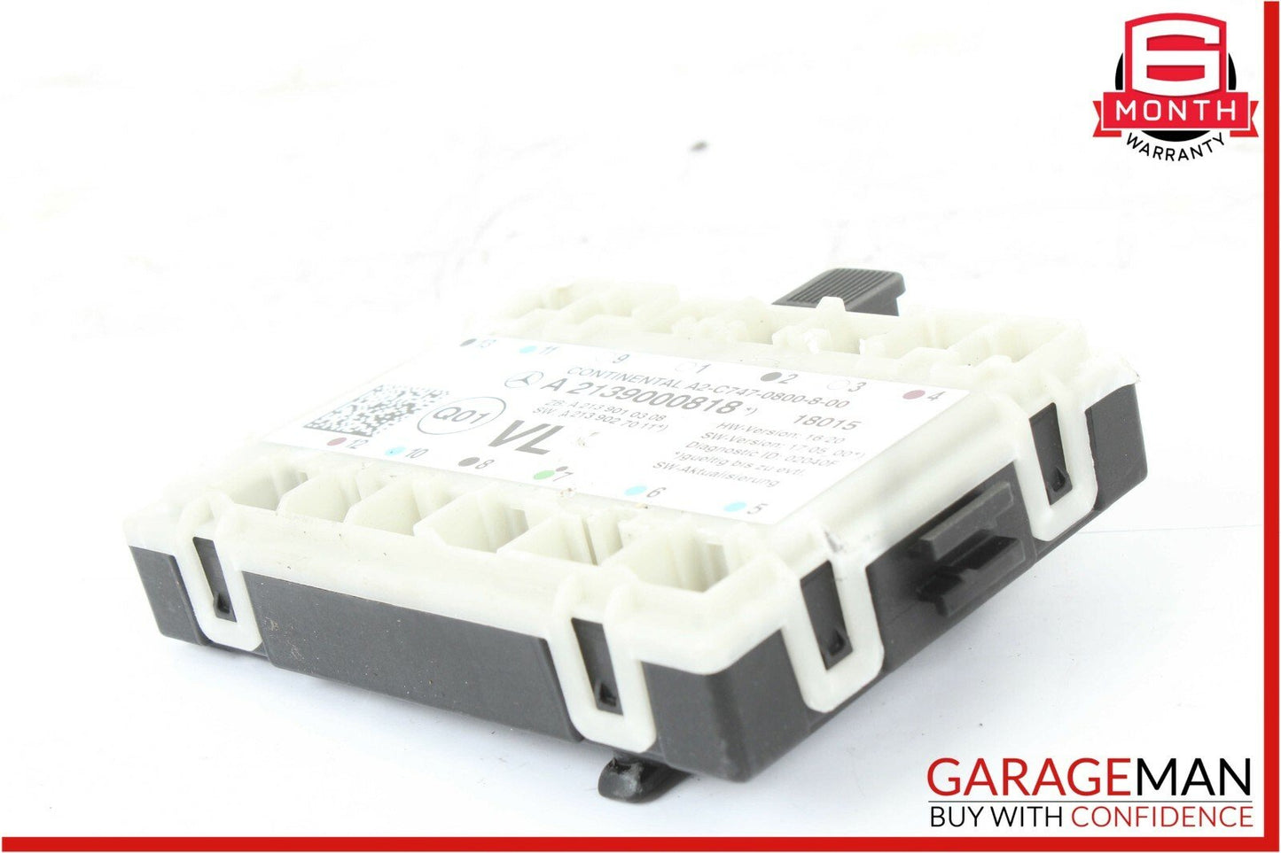 16-18 Mercedes W213 E400 Front Left Driver Side Door Control Module Unit OEM