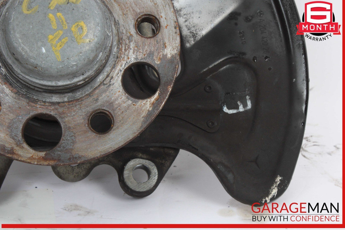 08-20 Mercedes W204 C300 Front Right Side Spindle Knuckle Wheel Hub Bearing OEM