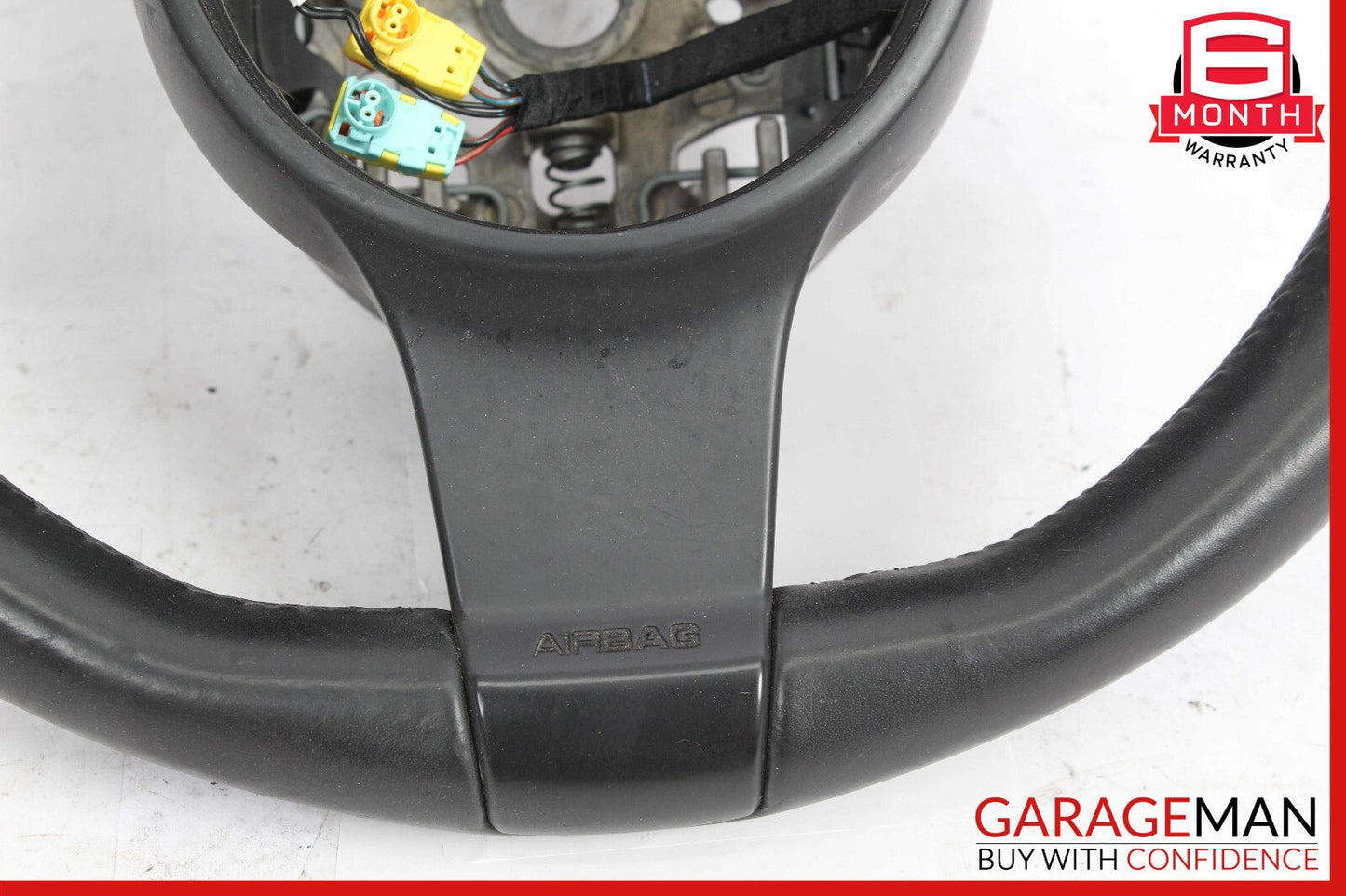 11-14 Porsche Cayenne 958 S Steering Wheel w/ Paddle Shifters Black OEM