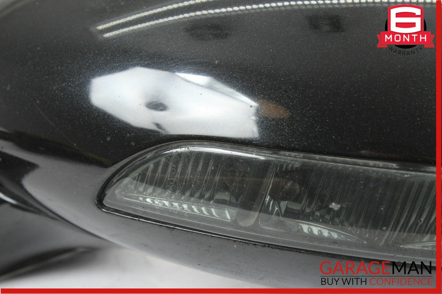 06-08 Mercedes W219 CLS500 Front Left Driver Side Door Mirror Rear View Black