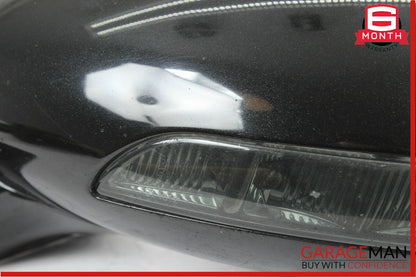 06-08 Mercedes W219 CLS500 Front Left Driver Side Door Mirror Rear View Black