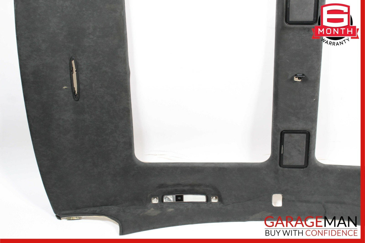10-13 Mercedes W221 S63 AMG Panoramic Roof Ceiling Headliner Trim Suede Black