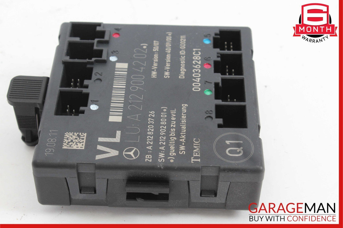 08-18 Mercedes C250 CLS400 GLK350 SLK350 Front Left Side Door Control Module