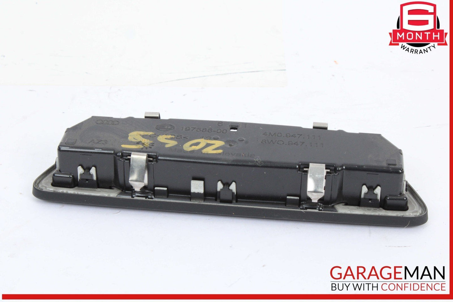 17-24 Audi S5 RS5 A4 Rear Overhead Interior Dome Light Lamp Black 4M0947111 OEM