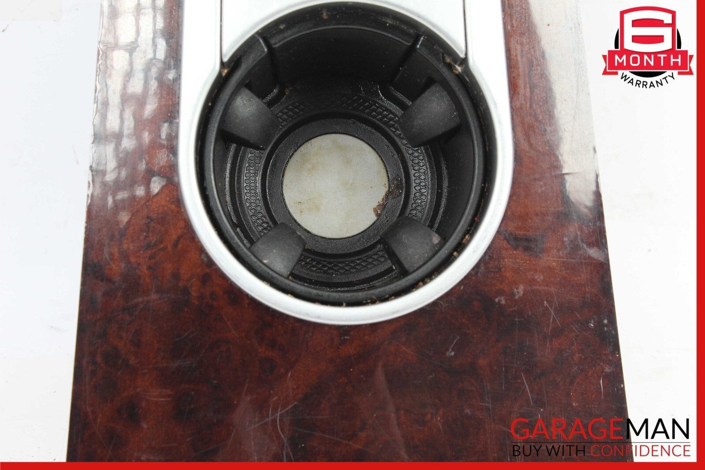06-12 Mercedes GL450 ML350 GL350 Center Console Cup Holder Compartment Wood