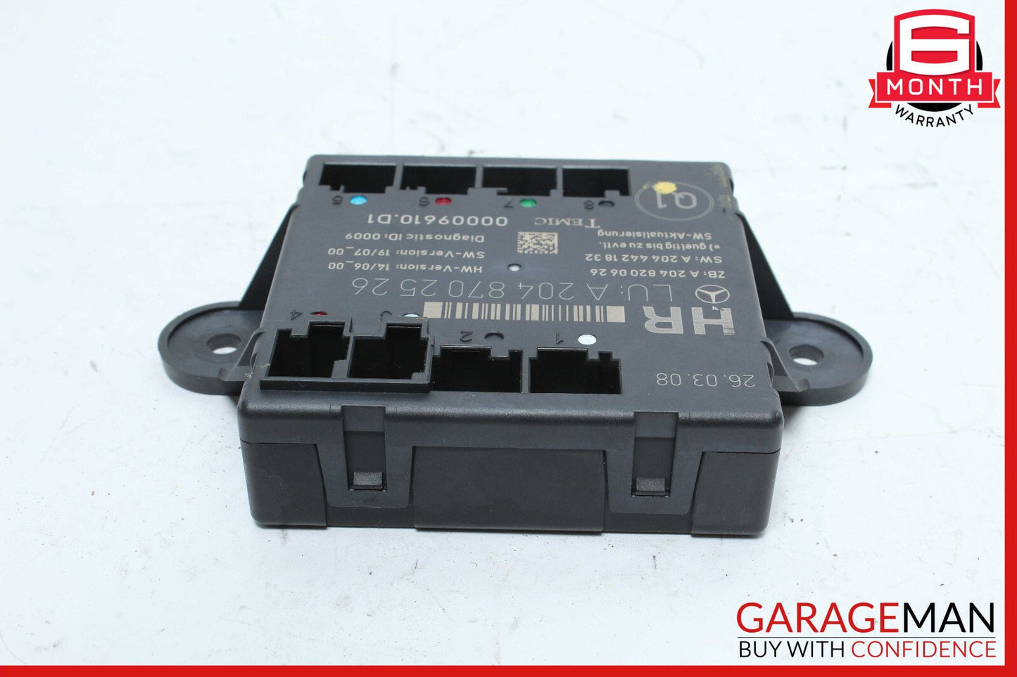 08-14 Mercedes W204 C350 C300 Rear Right Side Door Control Module 2048702526 OEM