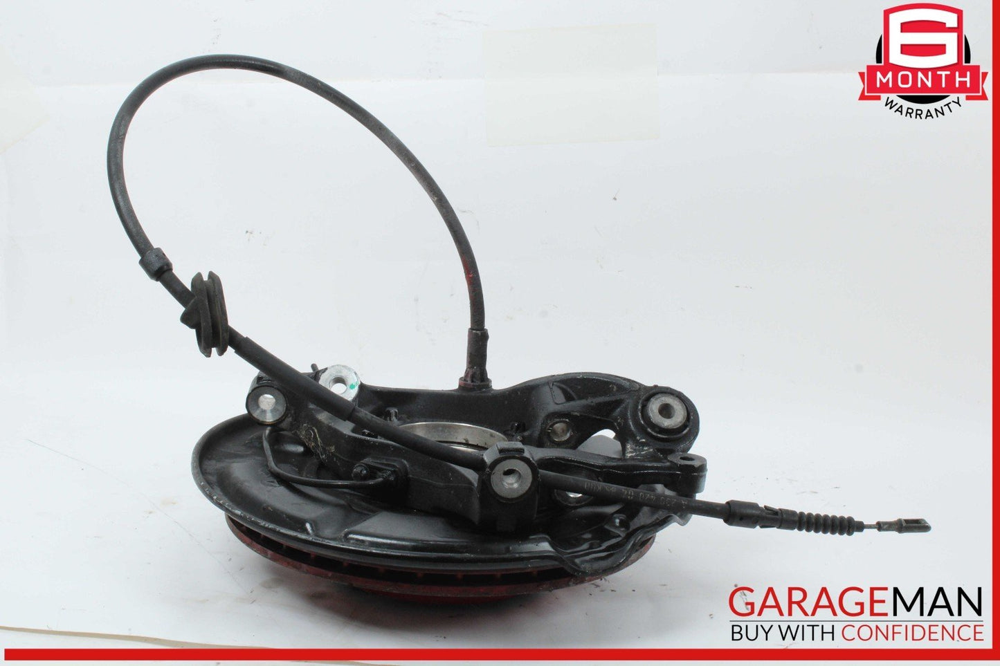 03-12 Mercedes R230 SL500 Rear Left Side Spindle Knuckle Hub w/ Rotor Disc OEM