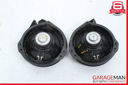 08-14 Mercedes W204 C300 Rear Right & Left Door Sound Speakers Set of 2 OEM