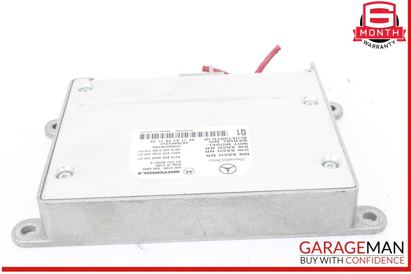07-13 Mercedes W221 S550 CL550 Bluetooth Communication Controller Module OEM