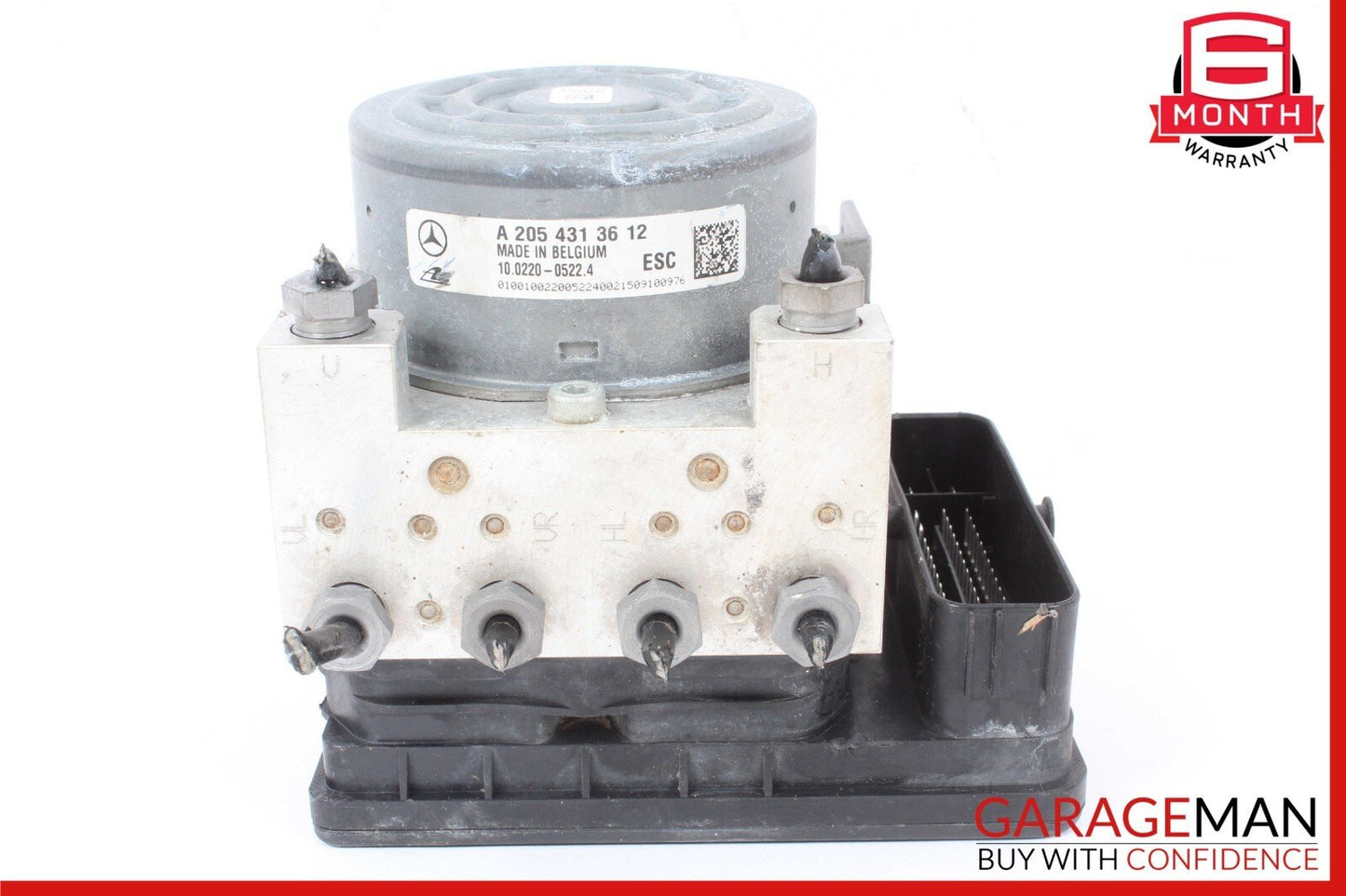 15-20 Mercedes W205 C300 ABS Anti Lock Brake Pump Control Module 2054313612 OEM
