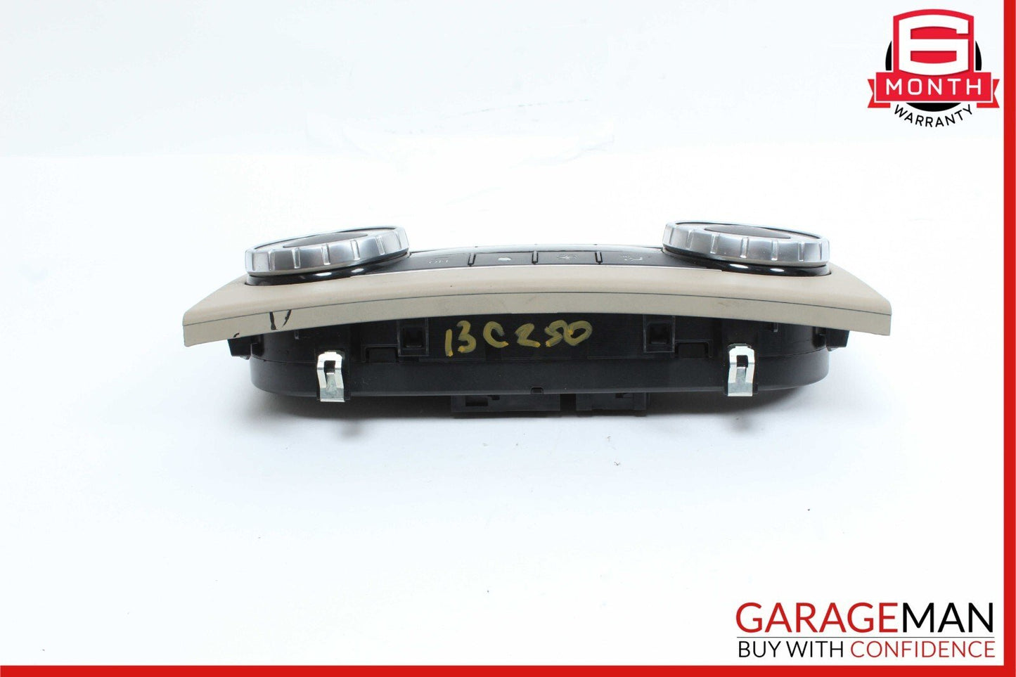 12-14 Mercedes W204 C300 C63 A/C Climate Temperature Heater Switch Control Beige