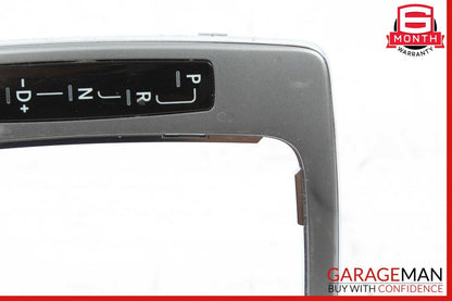 08-14 Mercedes C300 GLK350 E350 Center Console Shift Shifter Bezel Trim Silver